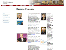 Tablet Screenshot of britishembassy.dk